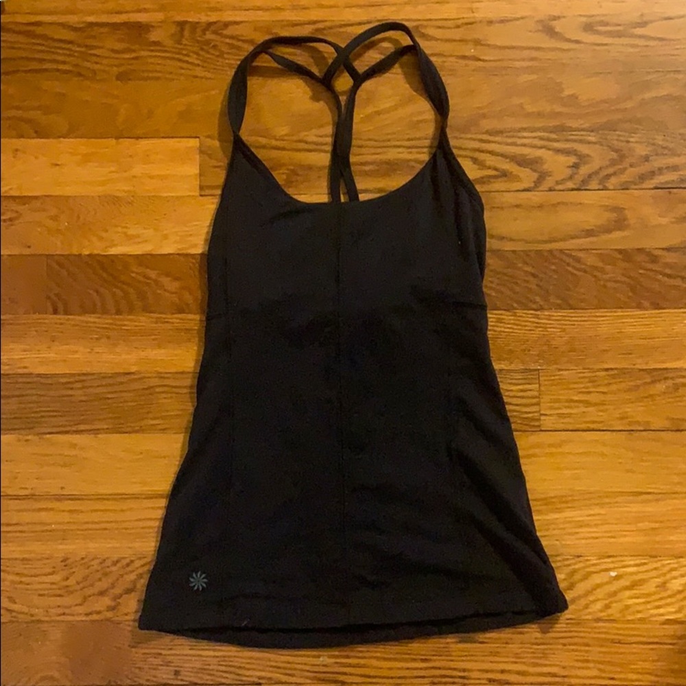 Athleta crossback bra shirt, sz XXS